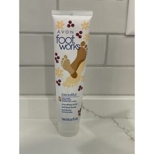 Avon‎ Foot Works Beautiful Smoothing Scrub Berry Vanilla 3.4 fl oz New Sealed